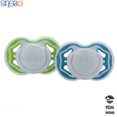 High Quality Eco-friendly BPA Free Soft Pacifier Silicone Funny Baby Pacifier